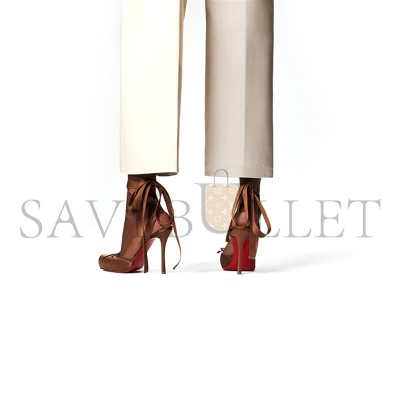 CHRISTIAN LOUBOUTIN CASSIA LACE UP100 MM STRAPPY PUMPS 1250498N248  259usd CHRISTIAN LOUBOUTIN CASSIA LACE UP100 MM STRAPPY PUMPS 1250498N248  259usd